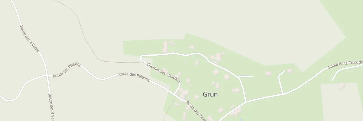 Plan du Bourg à Grun-Bordas