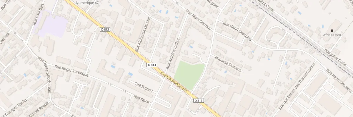 Plan du 8 Rue Antoine Calbet à Agen
