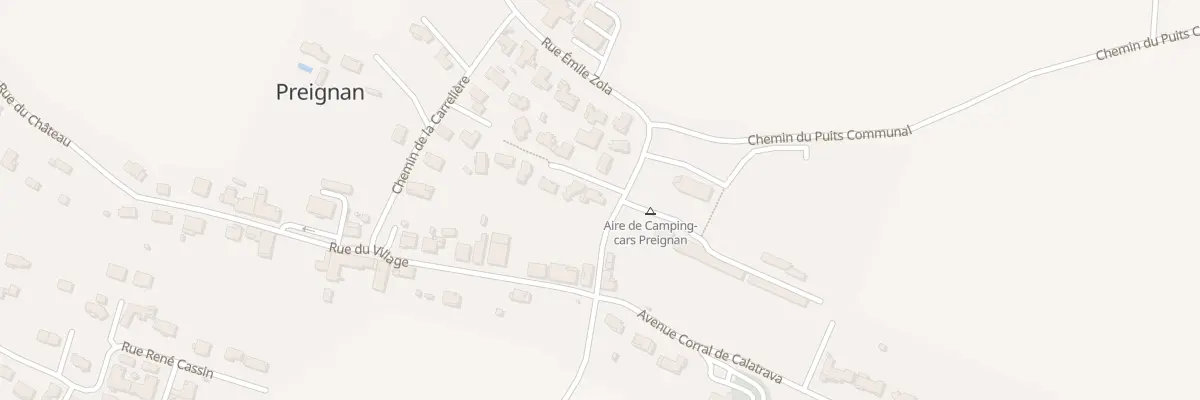 Plan du 1 Rue Eugene Clusa à Preignan