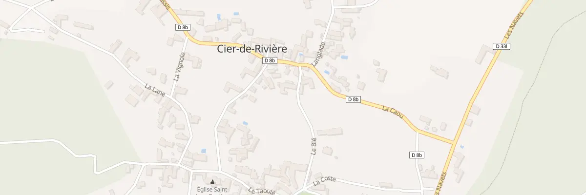 Plan du 185 Le Bié à Cier-de-Rivière