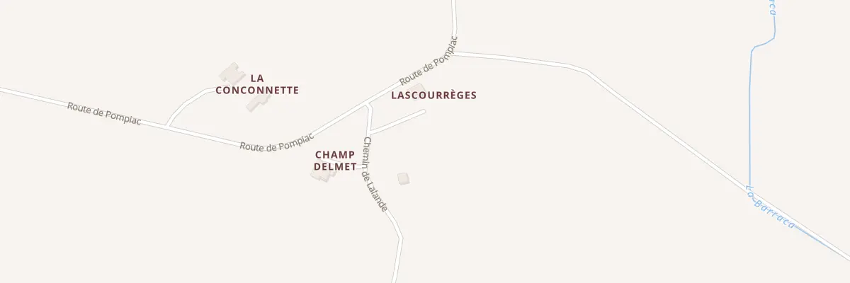 Plan du 97 Lascourreges à Ferrensac