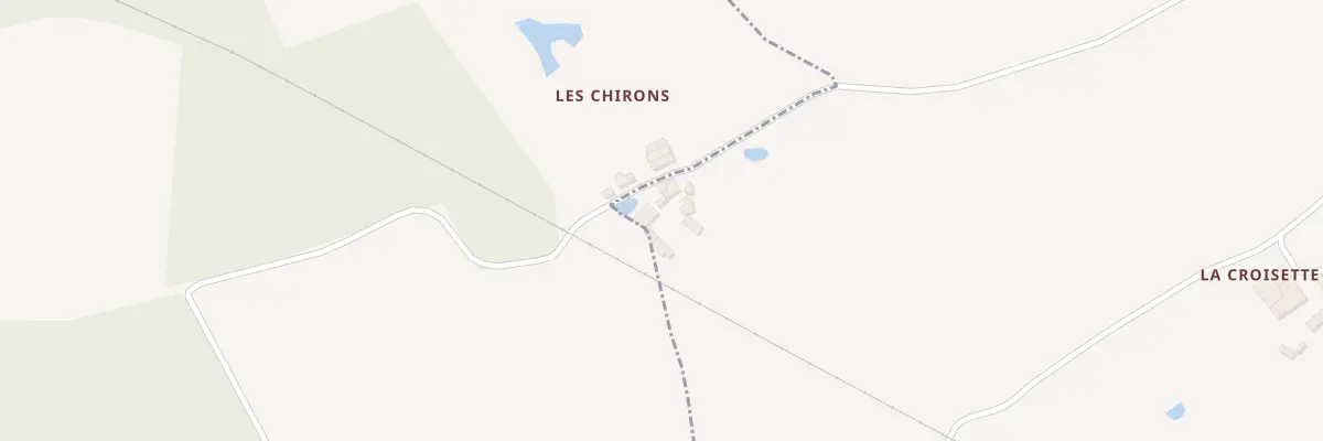 Plan du 1 Les Chirons à Lhommaizé