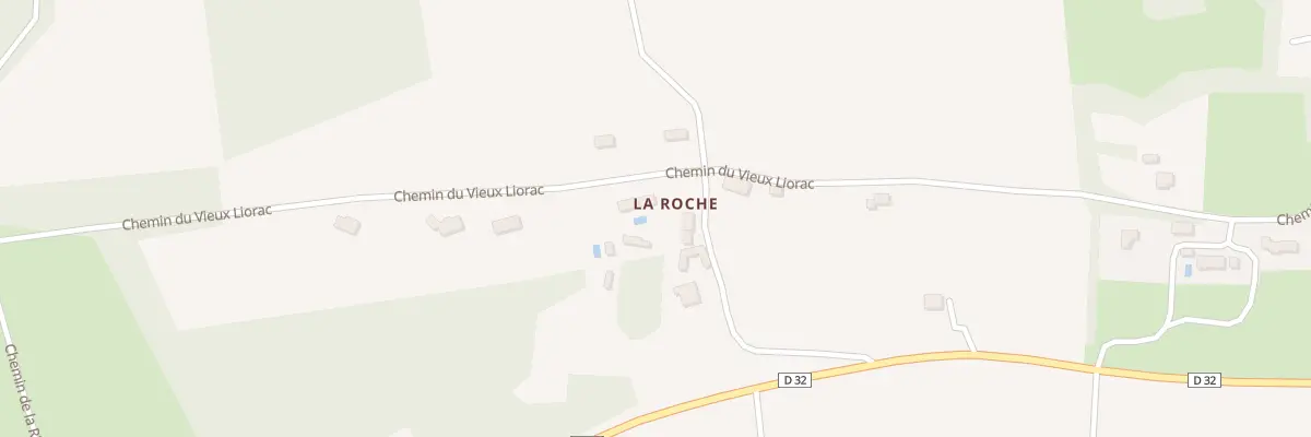Plan du 12 La Roche à Liorac-sur-Louyre