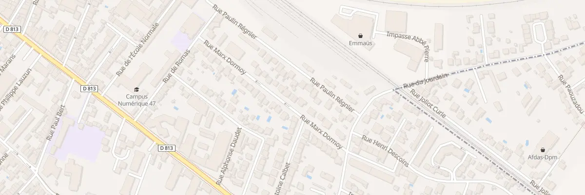 Plan du 17B Rue Marx Dormoy à Agen