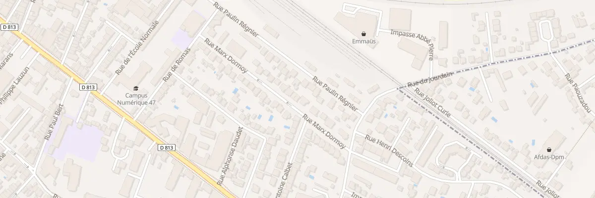 Plan du 17T Rue Marx Dormoy à Agen