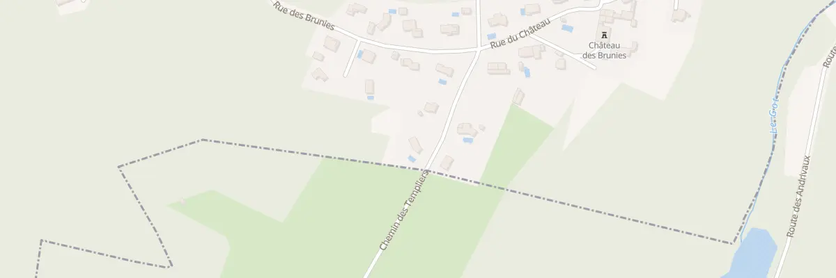 Plan du 116 Che des Templiers à La Chapelle-Gonaguet