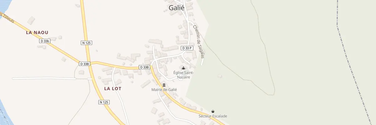 Plan du 31 Le Village à Galié