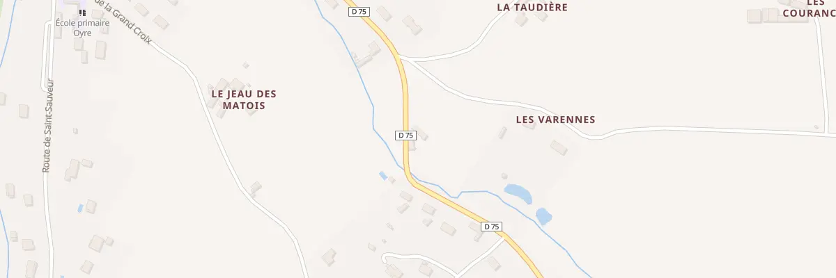 Plan du 39 Rte de Coussay-les-Bois à Oyré