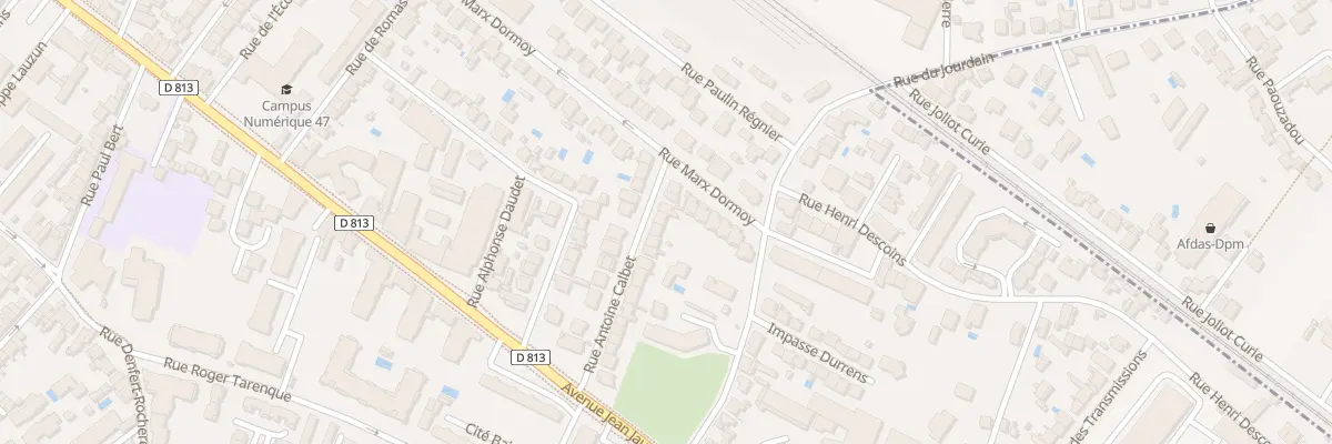 Plan du 26 Rue Antoine Calbet à Agen