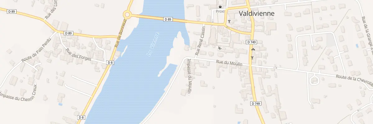Plan du 17 Rue du Moulin à Valdivienne