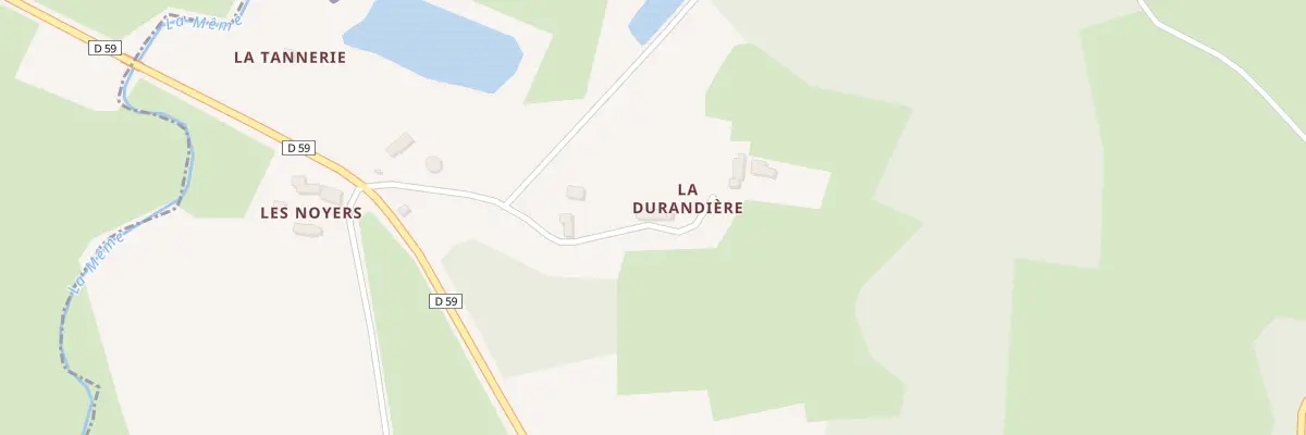 Plan du 5012 La Durandiere à Souvigné-sur-Même