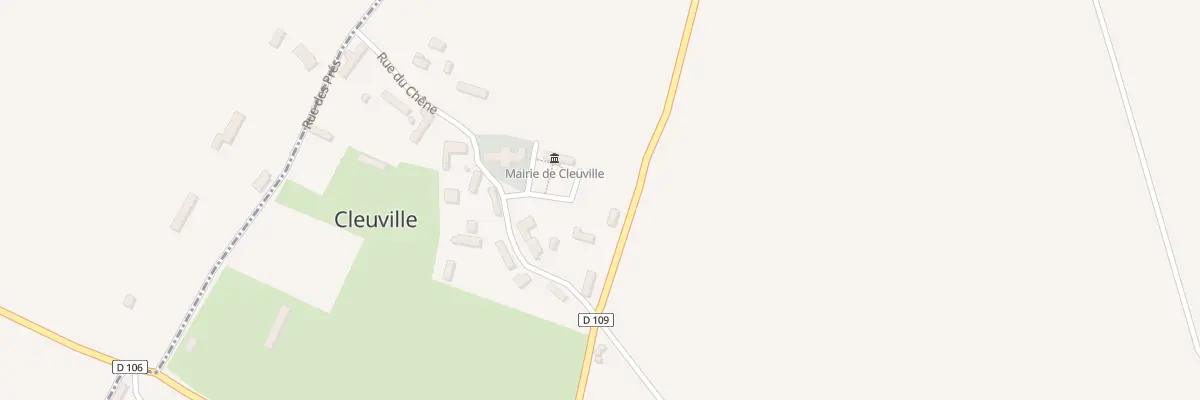 Plan du 387 Rte du Chateau à Cleuville