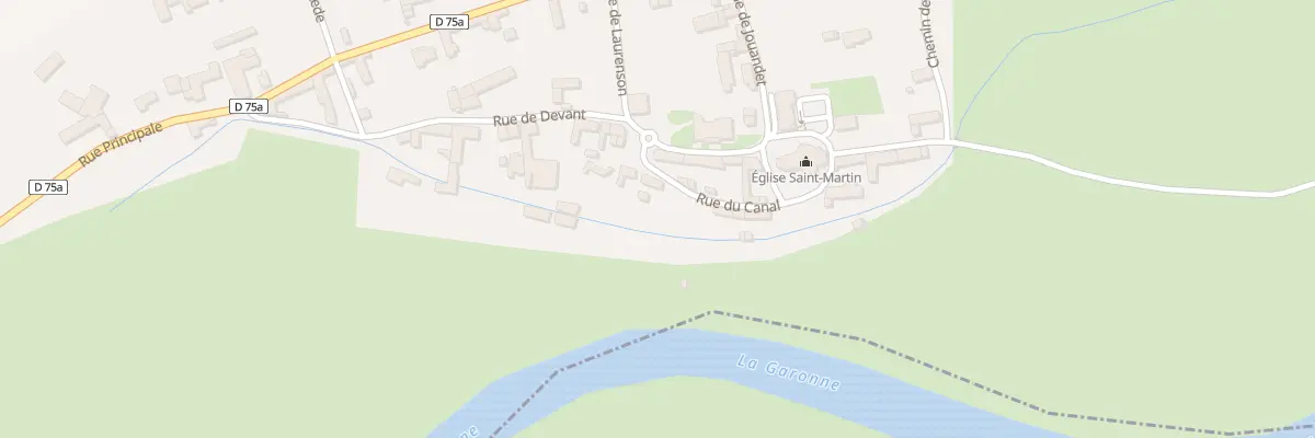 Plan du 8 Pl Andre Marquerie à Bordes-de-Rivière