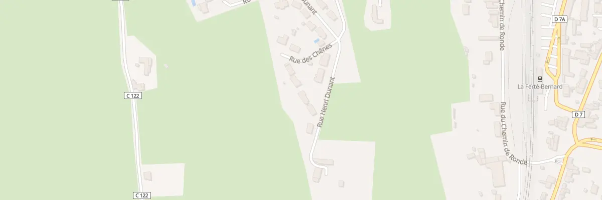 Plan du 32 Rue Henri Dunant à La Ferté-Bernard