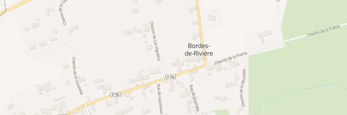 Plan du 67 Las Vignetos à Bordes-de-Rivière