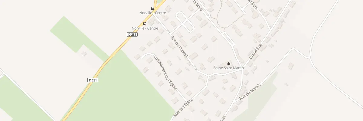 Plan du 1 Rue du Fournil à Norville