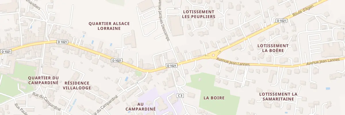Plan du 119 Rue Alsace Lorraine à Lectoure