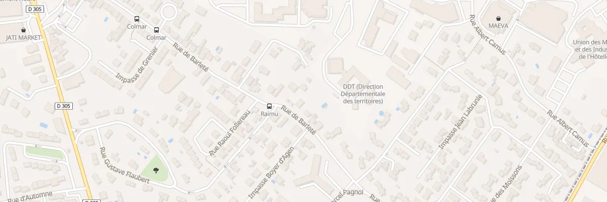 Plan du 75 Rue de Barleté à Agen