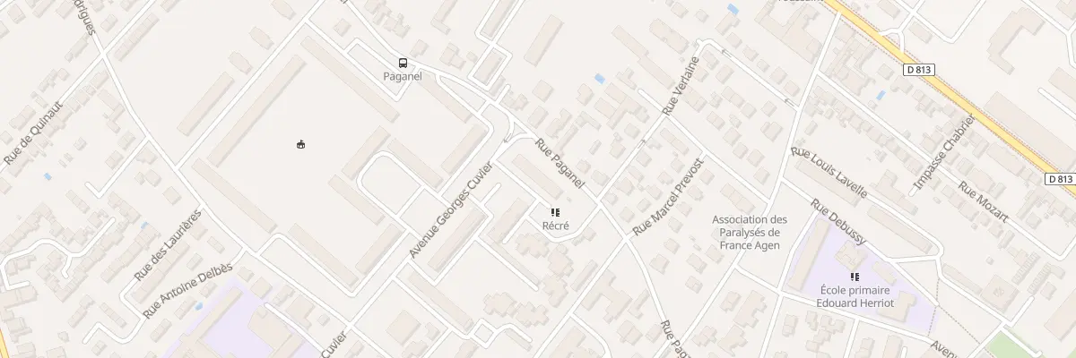 Plan du 4 Imp du Gal de Bazelaire à Agen