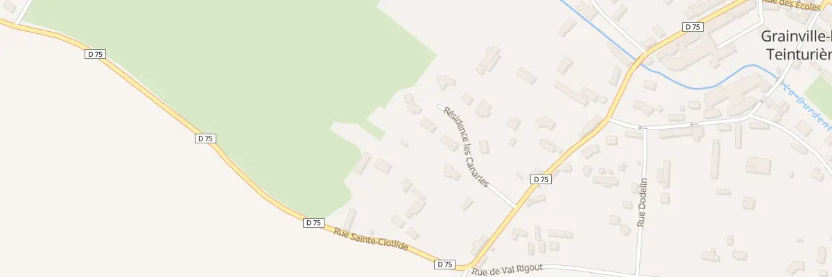 Plan du 36 Rue du Calvaire à Grainville-la-Teinturière