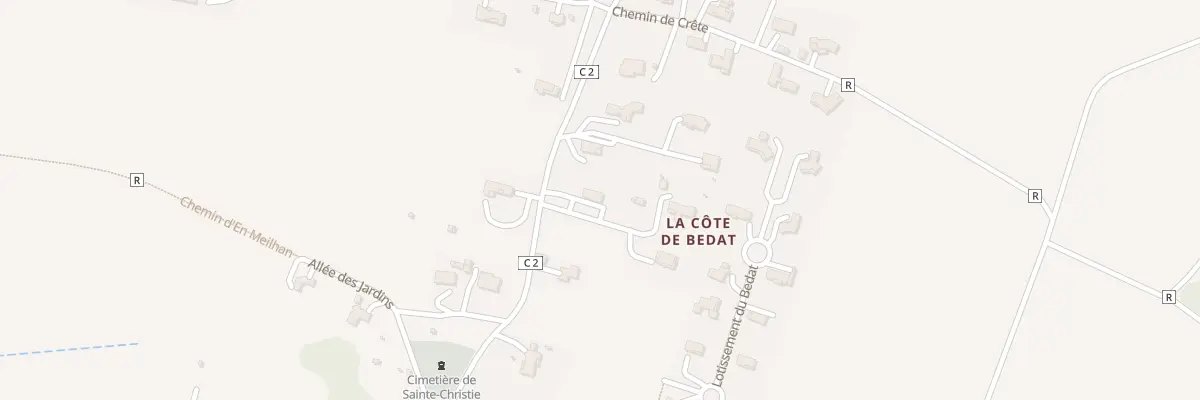 Plan du 324 Rte de Gavarret à Sainte-Christie