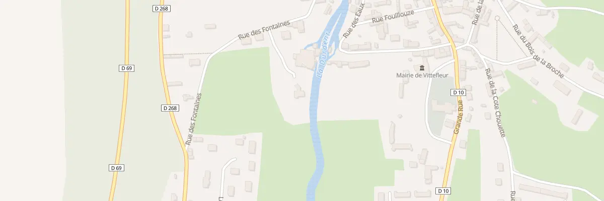 Plan du 5B Rue des Fontaines à Vittefleur