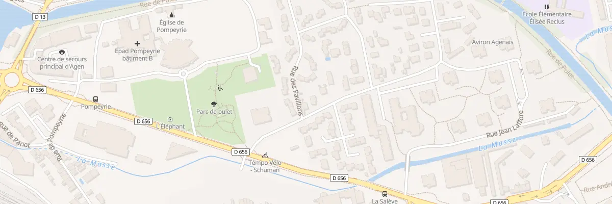 Plan du 121 Rue Corps Franc Pommies à Agen