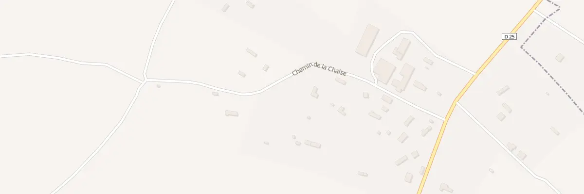 Plan du 289 Che de la Chaise à La Haye-Saint-Sylvestre