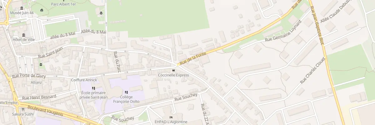 Plan du 2 Rue de la Fonte à L’Aigle
