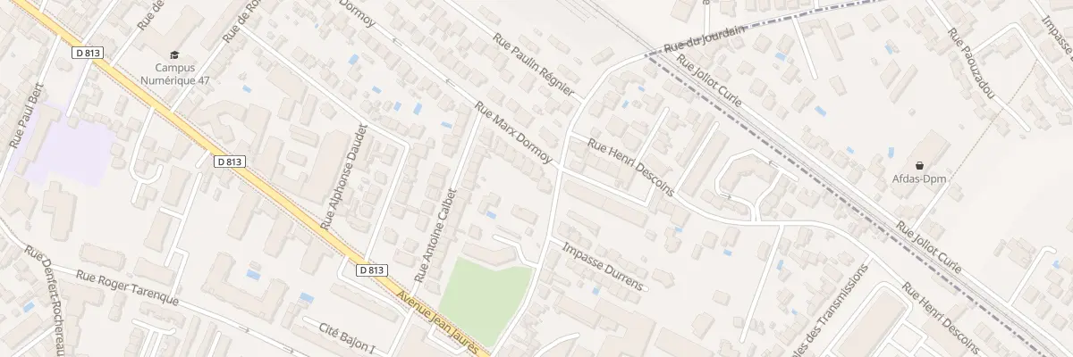 Plan du 48 Rue Marx Dormoy à Agen
