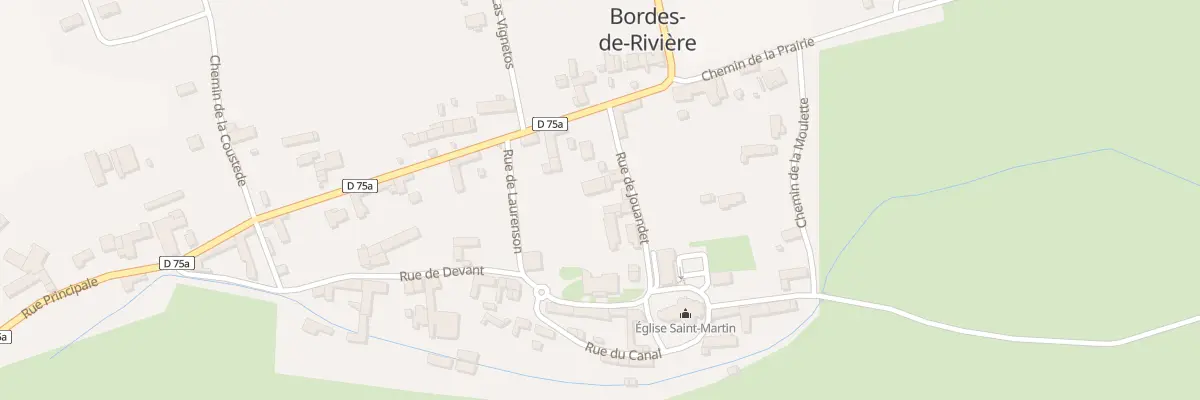 Plan du 6 Rue de Jouandet à Bordes-de-Rivière
