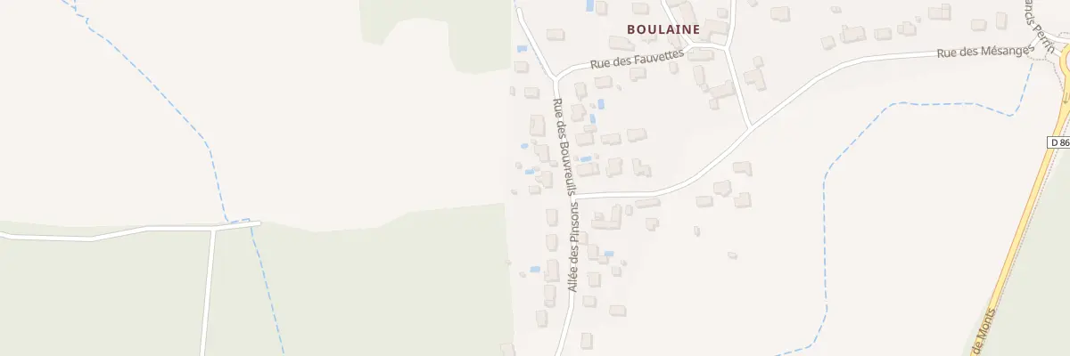 Plan du 11 Rue des Bouvreuils à Monts