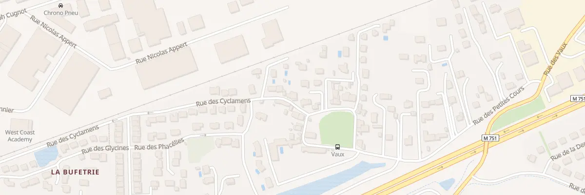 Plan du 55 Rue des Petites Cours à Joué-lès-Tours