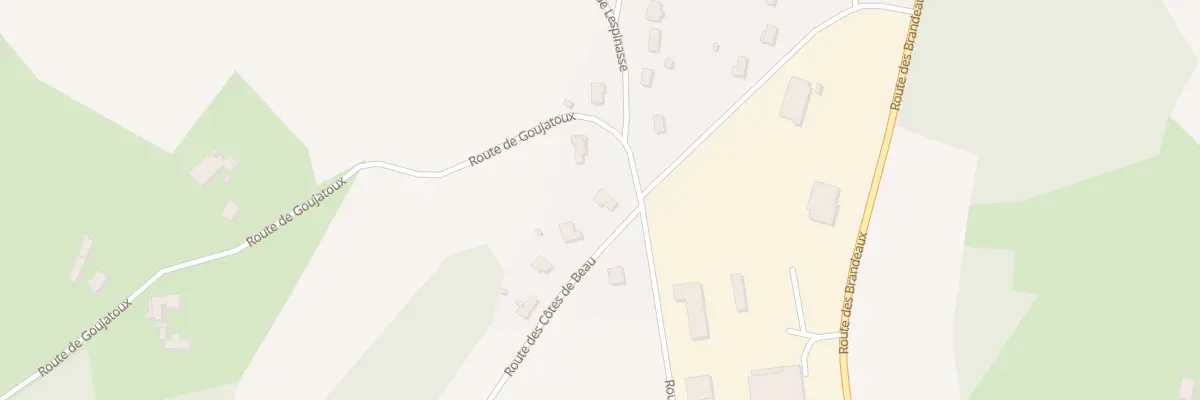 Plan du 3 Rte de Lespinasse à Coursac