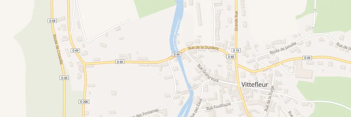 Plan du 1 Rue du Bas de la Ville à Vittefleur