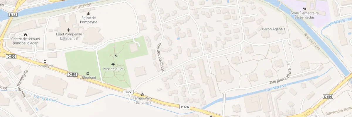 Plan du 151 Rue Corps Franc Pommies à Agen