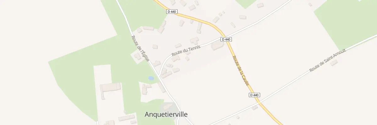 Plan du 92 Rte du Tennis à Anquetierville
