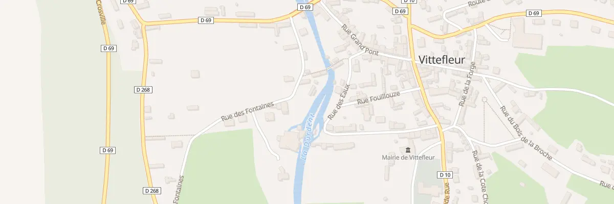 Plan du 3 Rue des Fontaines à Vittefleur