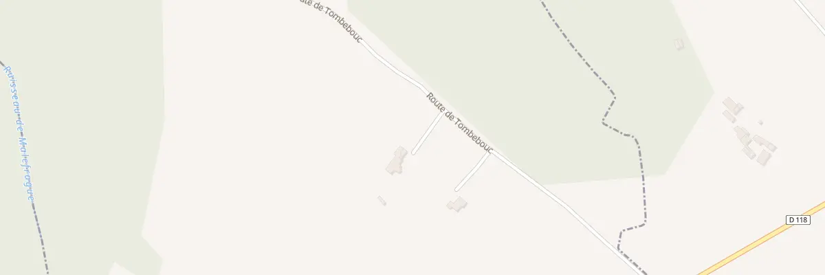 Plan du 3376 Rte de Tombebouc à Allez-et-Cazeneuve