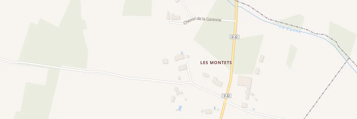 Plan du 29 Les Montets à Monmadalès