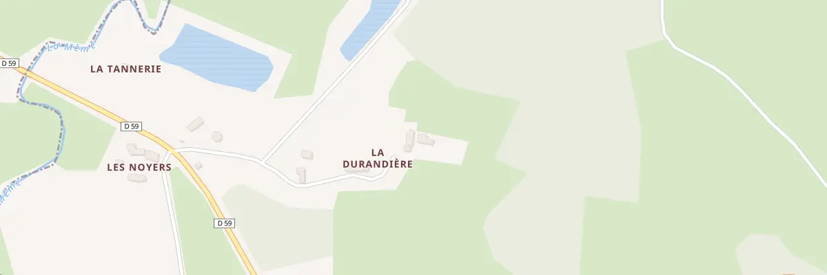 Plan du 5014 La Durandiere à Souvigné-sur-Même