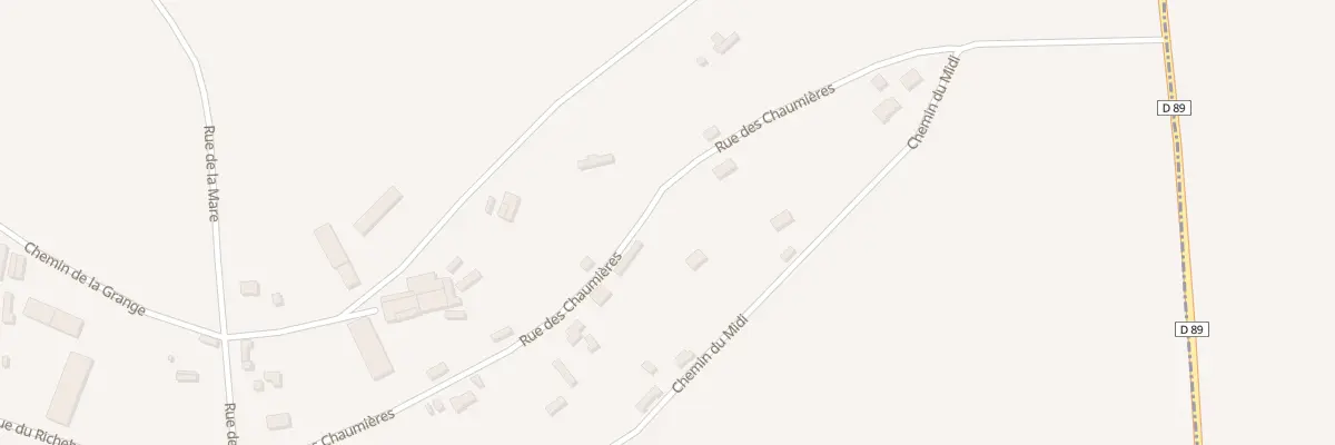 Plan du 455 Che du Midi à Colletot