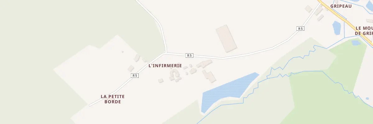 Plan du 5327 L’Infirmerie à Lavaré