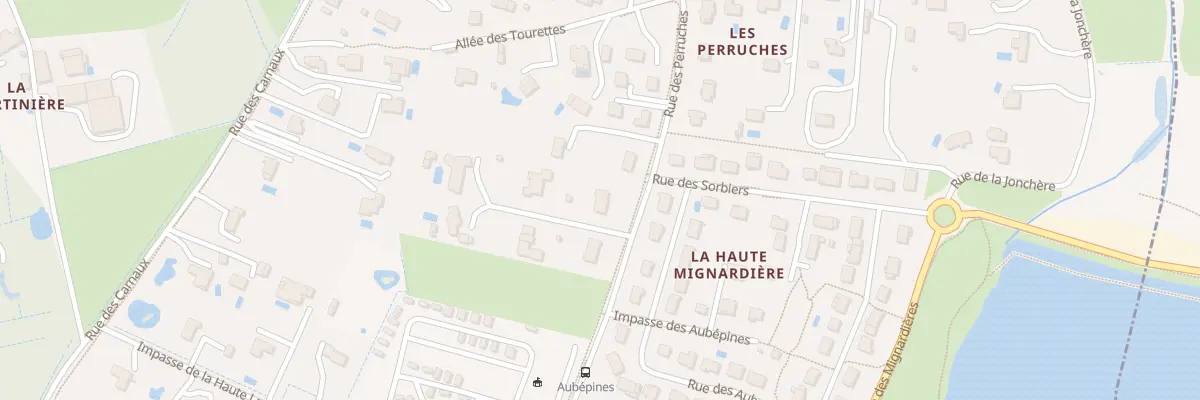 Plan du 28 Av des Aubépines à Ballan-Miré