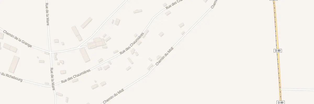 Plan du 417 Che du Midi à Colletot