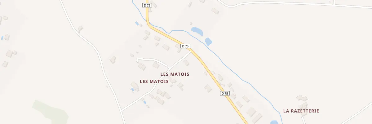Plan du 1 Rue des Matois à Oyré