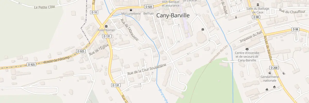 Plan du 10 Imp de la Cour Souveraine à Cany-Barville