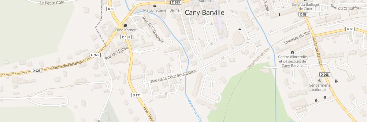 Plan du 8 Imp de la Cour Souveraine à Cany-Barville