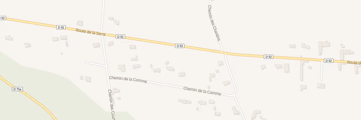 Plan du 17 Chem de la Comme à Bordes-de-Rivière