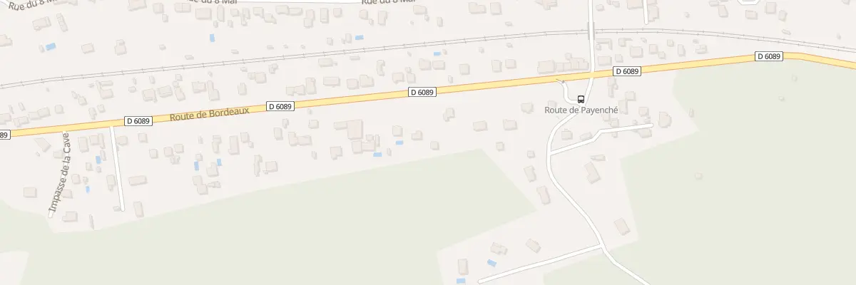 Plan du 185 Rte de Bordeaux à Marsac-sur-l’Isle